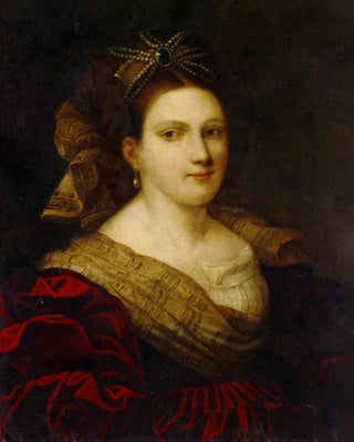Portrait painting of Laura dei Dianti - Anonymous — artwork view