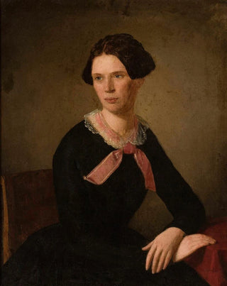 Portrait painting of Leokadia Krupska, sister of Boniface - Anonymous — artwork view