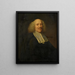 Portrait of Louis Boucherat Count of Compans - Anonymous — framed artwork on a wall