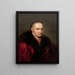 Portrait Painting of Maciej Sobolewski - Anonymous — framed artwork on a wall