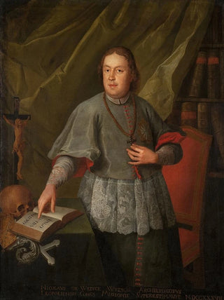 Portrait of Mikołaj Wyżycki, born in 1757, Archbishop of Lviv - Anonymous — artwork view