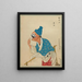 Portrait of a character from Peking opera 13 - Anonymous — framed artwork on a wall