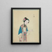 Portrait of a character from Peking opera 3 - Anonymous — framed artwork on a wall