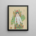 Portrait of a character from Peking opera 6 - Anonymous — framed artwork on a wall