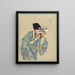 Portrait of a character from Peking opera 8 - Anonymous — framed artwork on a wall