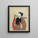 Portrait of a character from Peking opera 9 - Anonymous — framed artwork on a wall