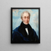 Portrait of Prince Adam Jerzy Czartoryski 1770-1861 - Anonymous — framed artwork on a wall