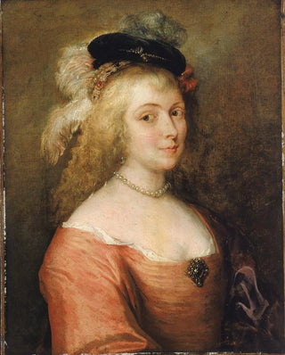 Portrait of Rubens' Wife - Anonymous — artwork view