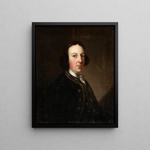 Portrait of Thomas Lord Longford 1713-1766 - Anonymous — framed artwork on a wall