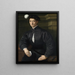 Portrait of Ugolino Martelli - Anonymous — framed artwork on a wall