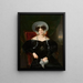 Portrait Painting of Zofia Potocka née Branicka, wife of Artur - Anonymous — framed artwork on a wall