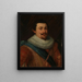 Portrait of a General - Anonymous — framed artwork on a wall