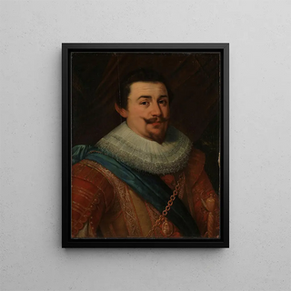 Portrait of a General - Anonymous — framed artwork on a wall