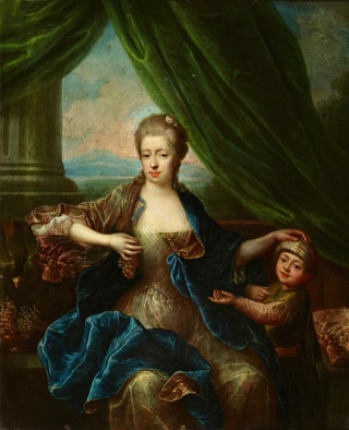 Portrait of a Lady with a Child - Anonymous — artwork view