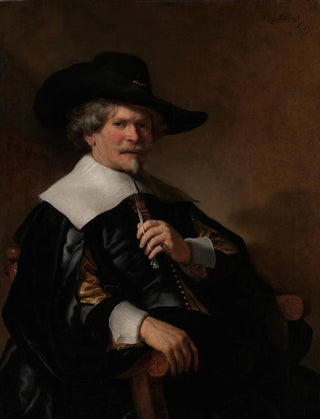Portrait of a seated man in an armchair - Anonymous — artwork view