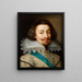 Portrait of a man - Anonymous — framed artwork on a wall