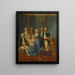 Portrait of a Military Family - Anonymous — framed artwork on a wall