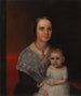 Portrait of a Mother and Her Child - Anonymous — artwork view