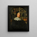Portrait of a painter - Anonymous — framed artwork on a wall