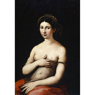 Portrait of a young woman - Anonymous — artwork view
