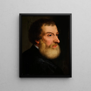 Portrait of Alexandre Grapheus - Anonymous — framed artwork on a wall
