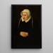 Portrait of Jeanne Rivière - Anonymous — framed artwork on a wall