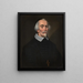 Portrait of Matthieu de Morgues - Anonymous — framed artwork on a wall