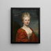 Portrait of Theresia Mathilda Schilders - Anonymous — framed artwork on a wall