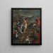 Preparation for the Crucifixion - Anonymous — framed artwork on a wall
