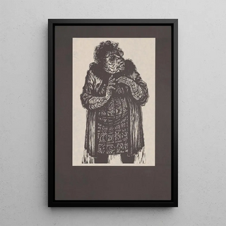 Fair of Prints - Anonymous — framed artwork on a wall