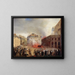 the Water Tower Capture at Palais-Royal Square on February 24, 1848 - Anonymous — framed artwork on a wall