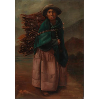 Quechua girl painting - Anonymous — artwork view