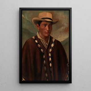 Reproduction of the painting Quechua Indian Painting - Anonymous