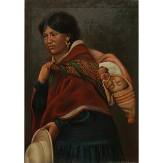 Quechua Mother Painting - Anonymous — artwork view