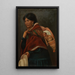 Quechua Mother Painting - Anonymous — framed artwork on a wall