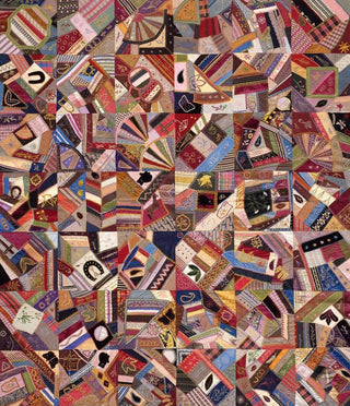 Crazy Quilt Top Pattern Painting - Anonymous — artwork view
