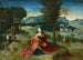 Repos pendant la fuite en Égypte - Anonyme — artwork view