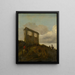 Cavalier devant un Watergate - Anonymous — framed artwork on a wall