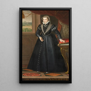 Portrait of Marguerite de Valois - Anonymous — artwork view