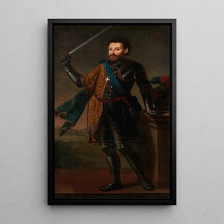 Portrait of Pierre III - Anonymous — framed artwork on a wall