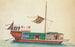 Passenger riverboat painting - Anonymous — artwork view