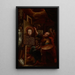 Reproduction of the painting Saint Luke painting the Madonna - Anonymous