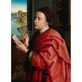Saint Luc representing the Virgin - Anonymous — artwork view