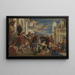 Saints Mark and Marcellin led to martyrdom - Anonymous — framed artwork on a wall