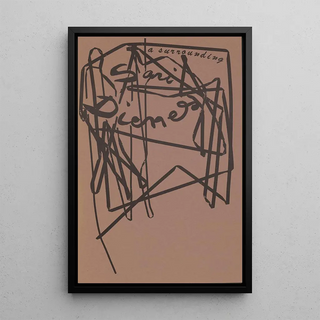 Sari Dienes an environment - Anonymous — framed artwork on a wall