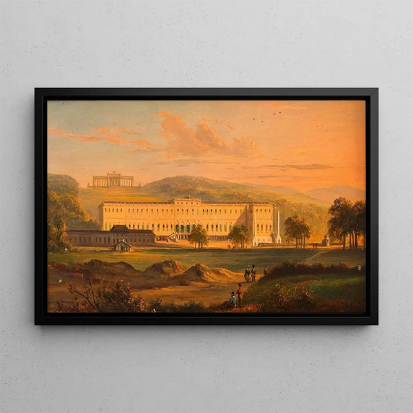 Schönbrunn Painting - Anonymous — framed artwork on a wall