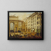 Battle scene at Porte Saint-Martin on July 28, 1830 - Anonymous — framed artwork on a wall