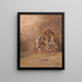 Sitting Bedouin Painting - Anonymous — framed artwork on a wall