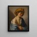 Berger with a flute - Anonymous — framed artwork on a wall
