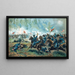 The Charge of Sheridan at Winchester - Anonymous — framed artwork on a wall